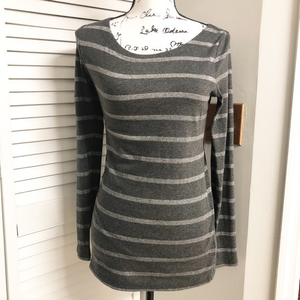 Banana Republic Longsleeve‎ Grey and Silver Small